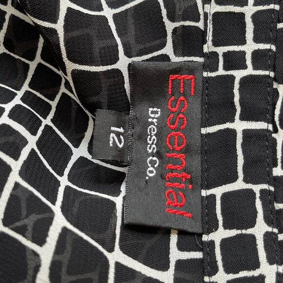 ESSENCIAL DRESS CO shirt dress button down or swimwear cover-up size 12 MEDIUM - Picture 8 of 11